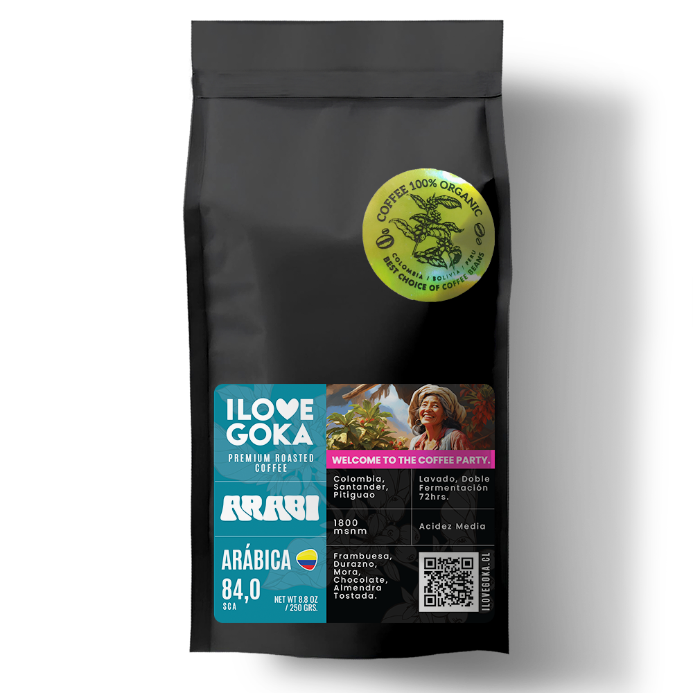 Café de Origen - 100% Arábica - ARABI - Colombia - I LOVE GOKA