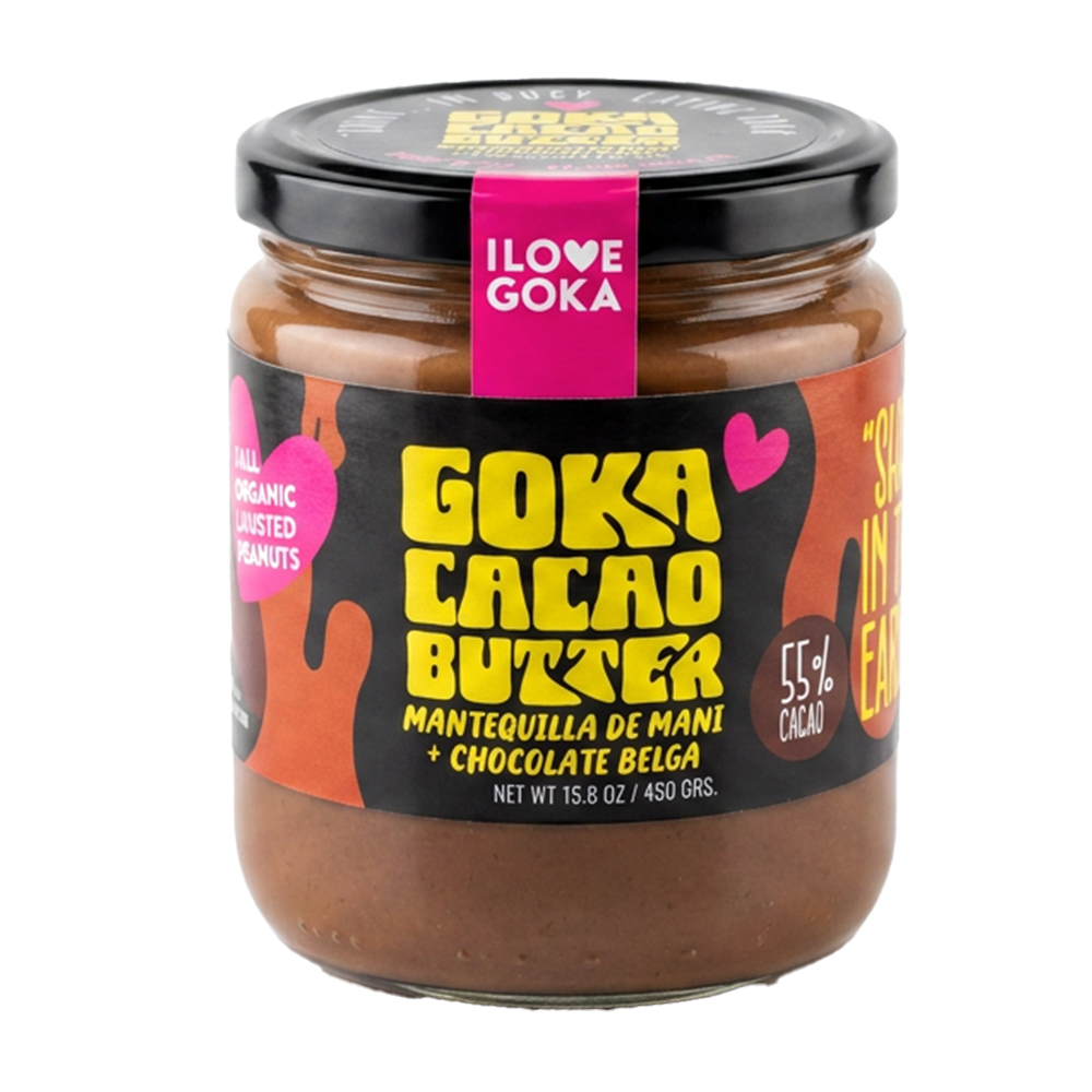 Mantequilla de Maní con Chocolate Belga - GOKA CACAO BUTTER