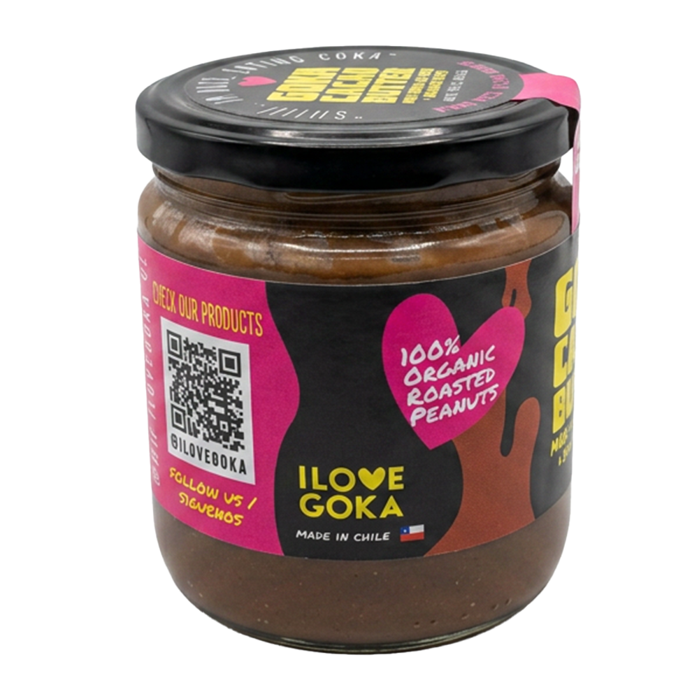 Mantequilla de Maní con Chocolate Belga - GOKA CACAO BUTTER
