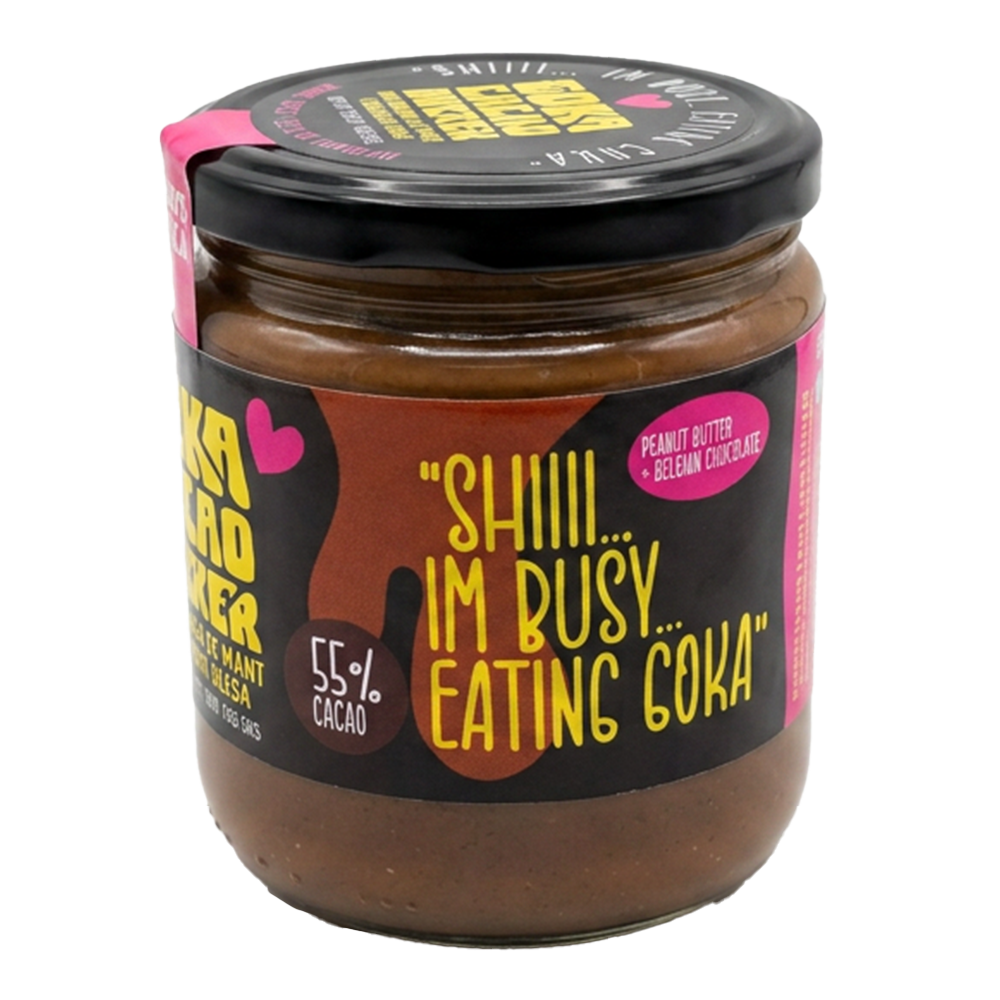 Mantequilla de Maní con Chocolate Belga - GOKA CACAO BUTTER