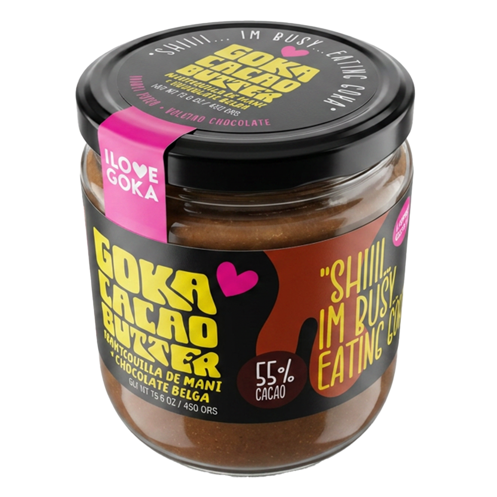Mantequilla de Maní con Chocolate Belga - GOKA CACAO BUTTER