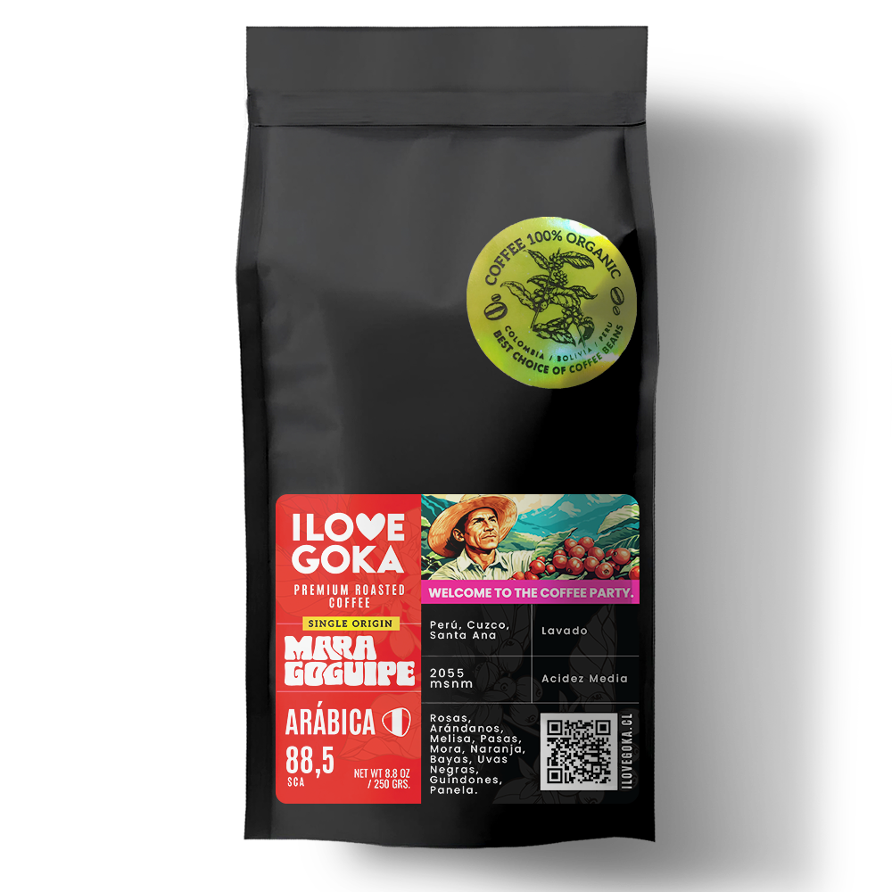 Café de Origen - 100% Arábica - MARAGOGUIPE - Perú - I LOVE GOKA